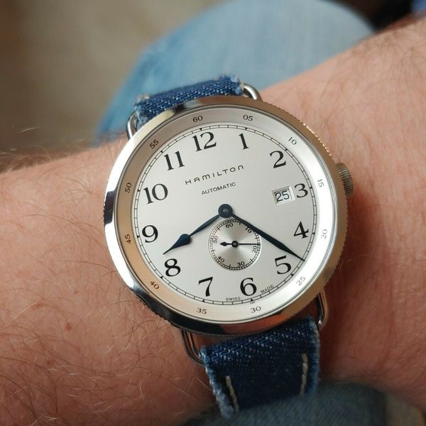 Hamilton Navy Pioneer Automatic Watch 40mm, H78465553 | WatchCharts ...