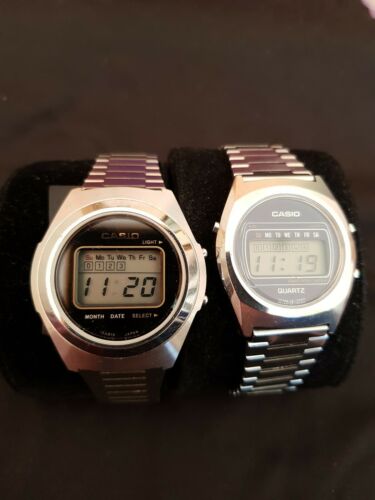 Casio Casiotron R-16 und Casio 31QR-20.Lcd 70 Jahre Casio Casiotron R-16 und Casio 31QR-20.Lcd 70 Jahre
