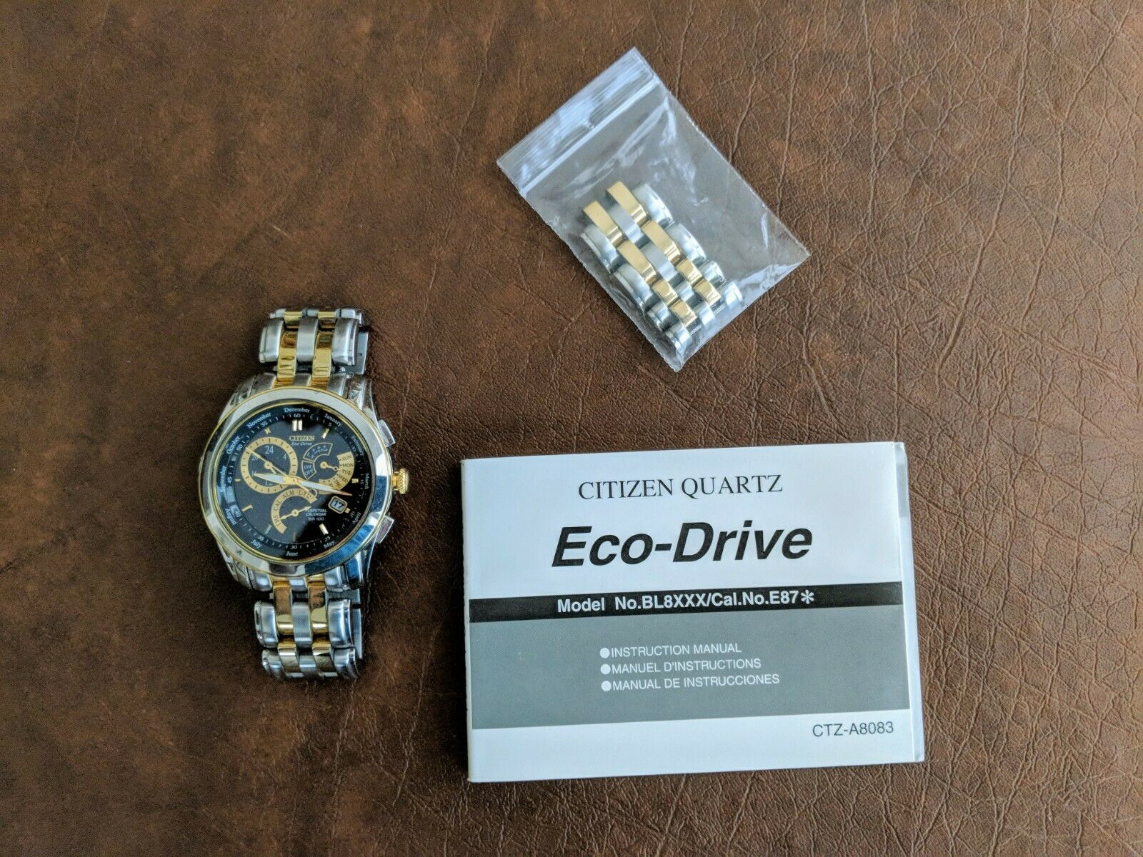 Citizen Eco-Drive Men's CTZ-A8083 Model E87 Solar Powered Citizen Eco-Drive Men's CTZ-A8083 Model E87 Solar Powered