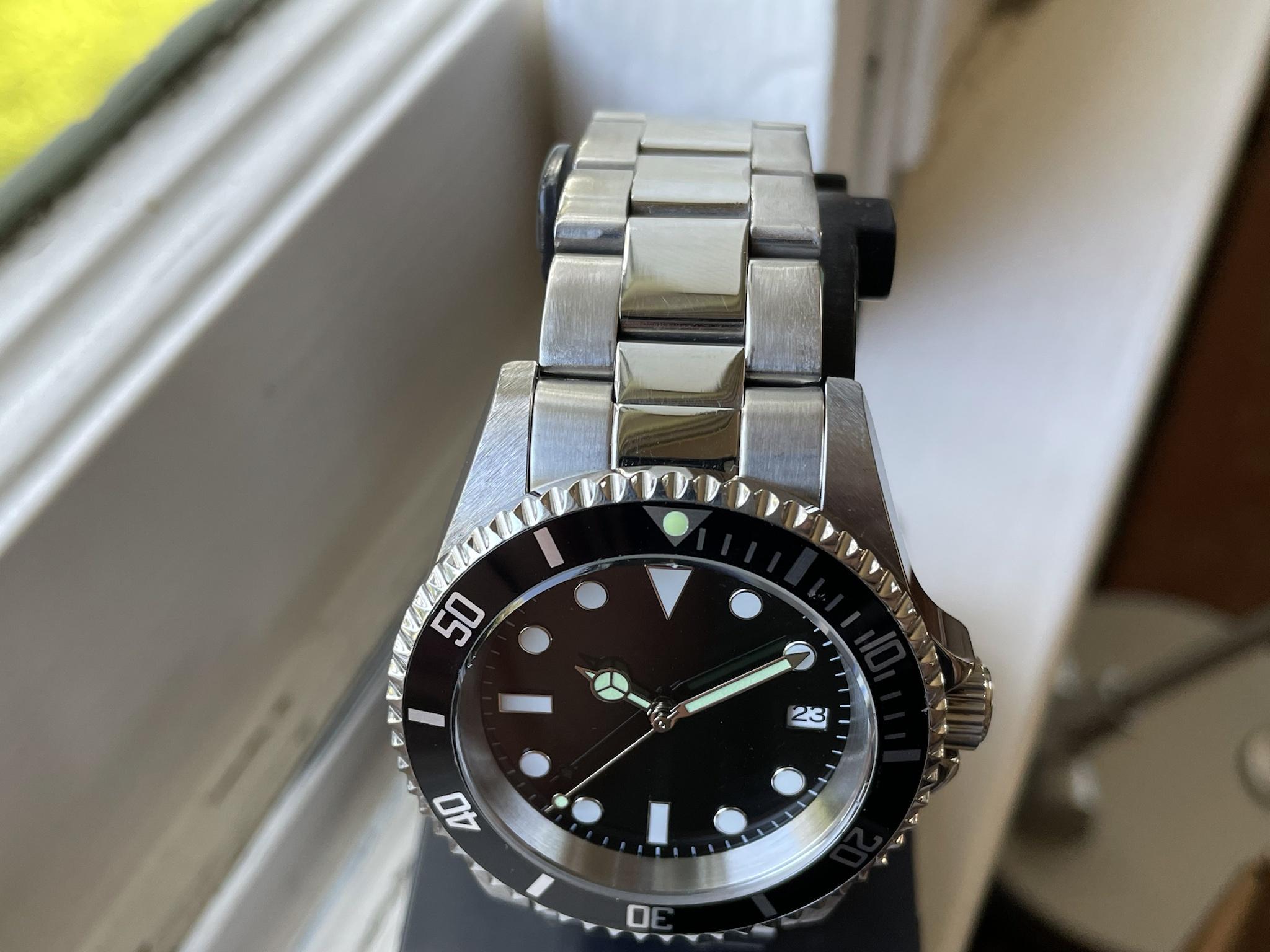 Sterile submariner outlet