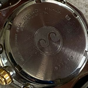 RARE Vintage Seiko 7T32 6L90 Chronograph Water Resistant