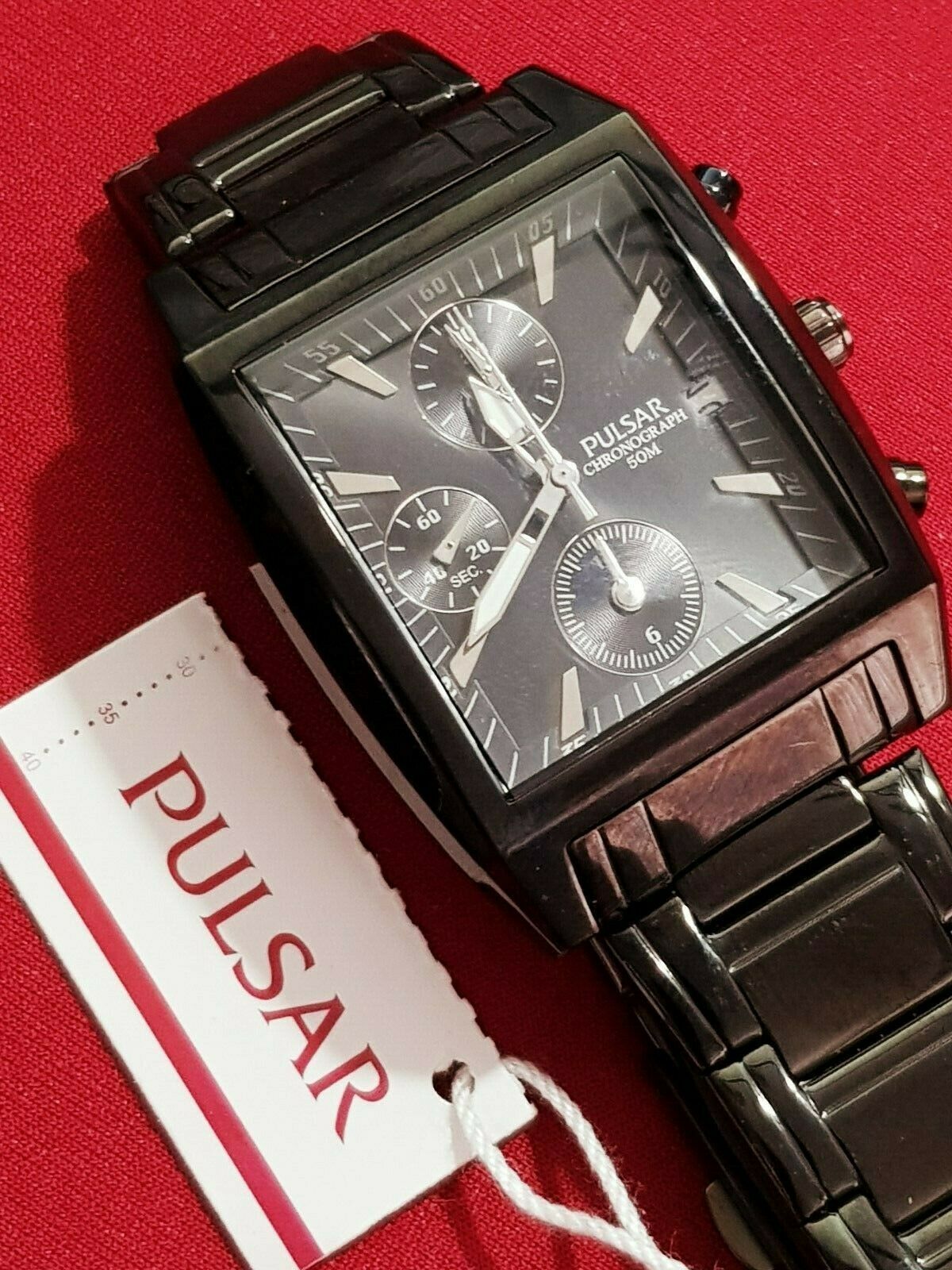 STUNNING GENTS PULSAR CHRONOGRAPH WATCH YM92-XO82 NEW