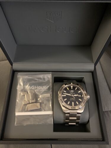 TAG HEUER AQUARACER CALIBRE 5 AUTOMATIC BLACK STAINLESS STEEL WBD2110 - BRC  Watches