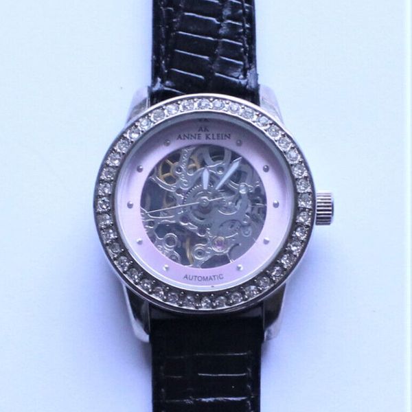 Anne Klein automatic skeleton watch Beautiful Sparkly Anne Klein Automatic 30mm Skeleton Watch  main image 2