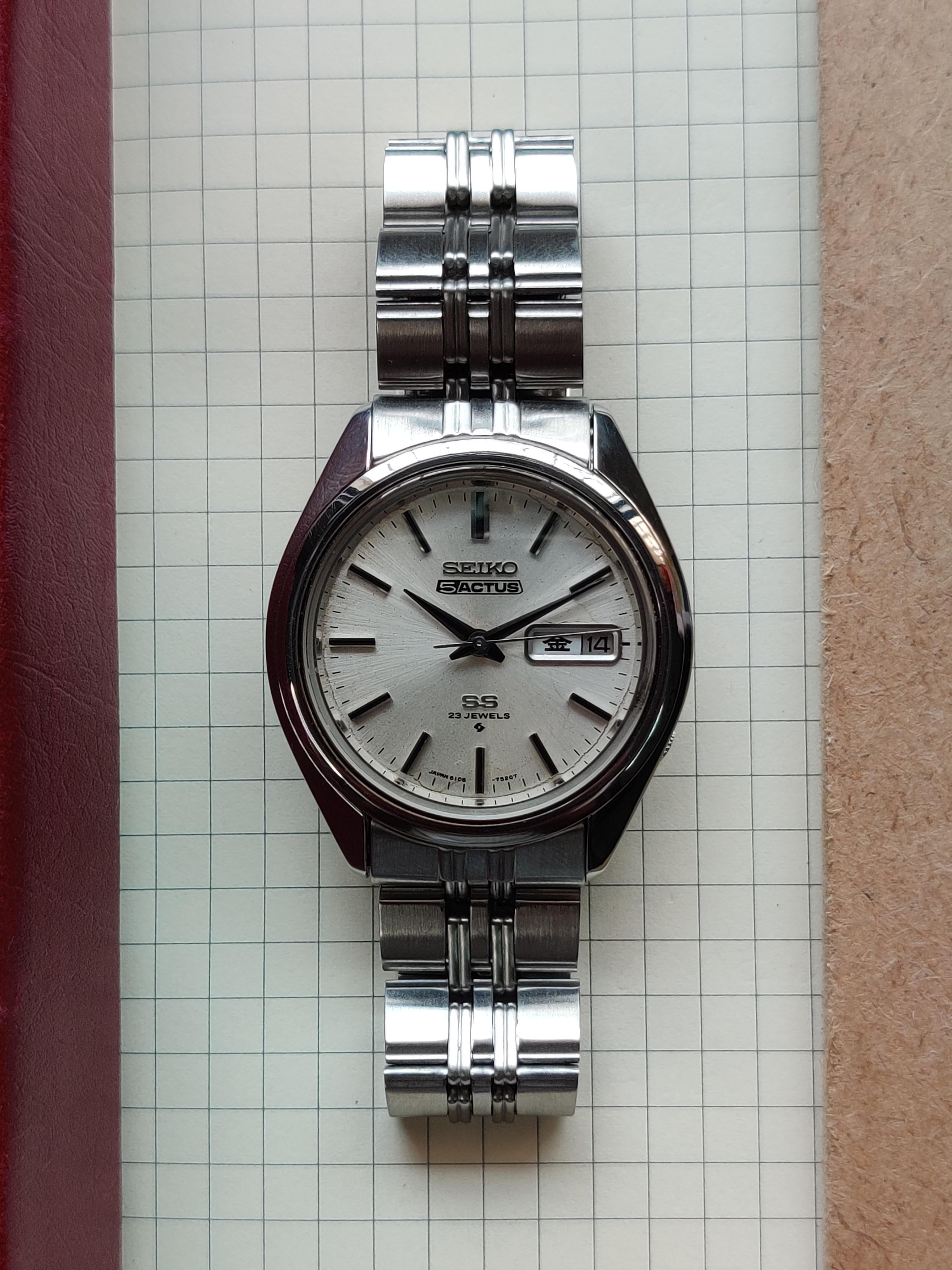WTS] Vintage Seiko 5 ACTUS Automatic - 23J - Kanji DAY/DATE 6106