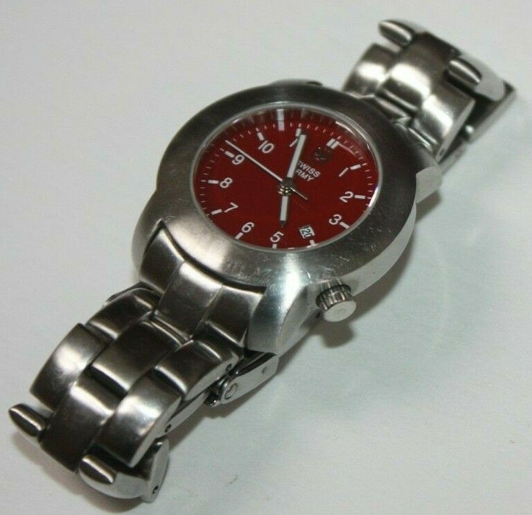 Cherry red shop swiss army watch