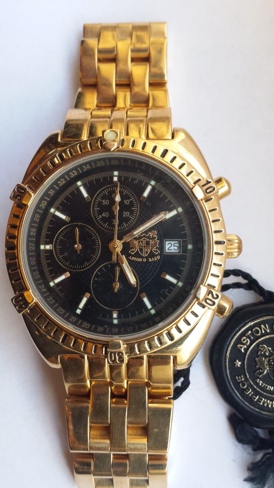 Aston gerard gold hot sale plated watch