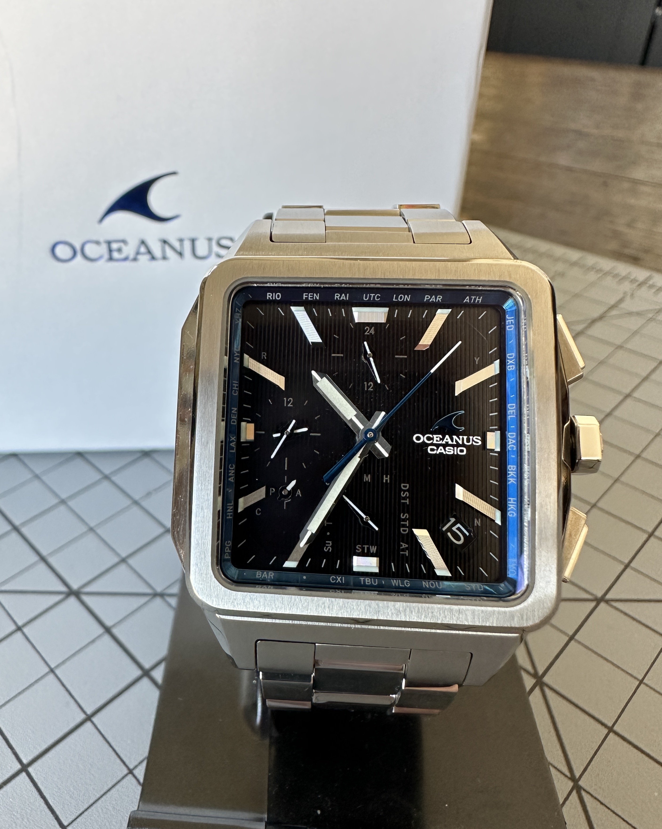 725 USD] FS: Casio Oceanus Square OCW-T5000-1AJF | WatchCharts