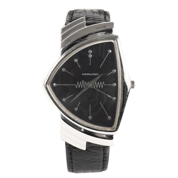 HAMILTON Hamilton Ventura Watch Watch VENTURA 6109 REGISTERED EDITION Silver Black Black [Men