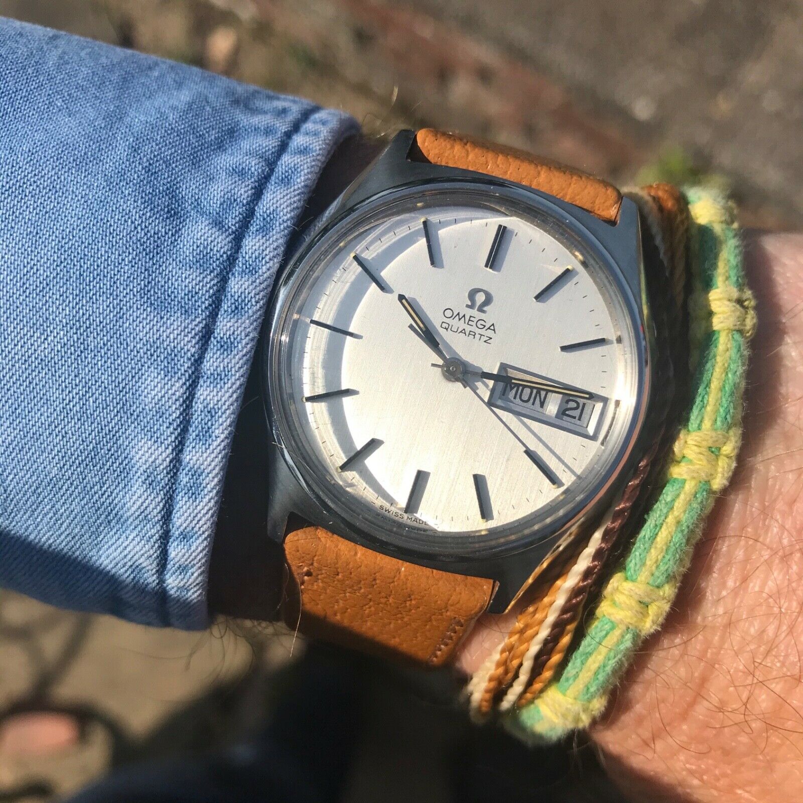 Stunning vintage 1970's Jumbo Omega Megaquartz 196.0065 cal 1310