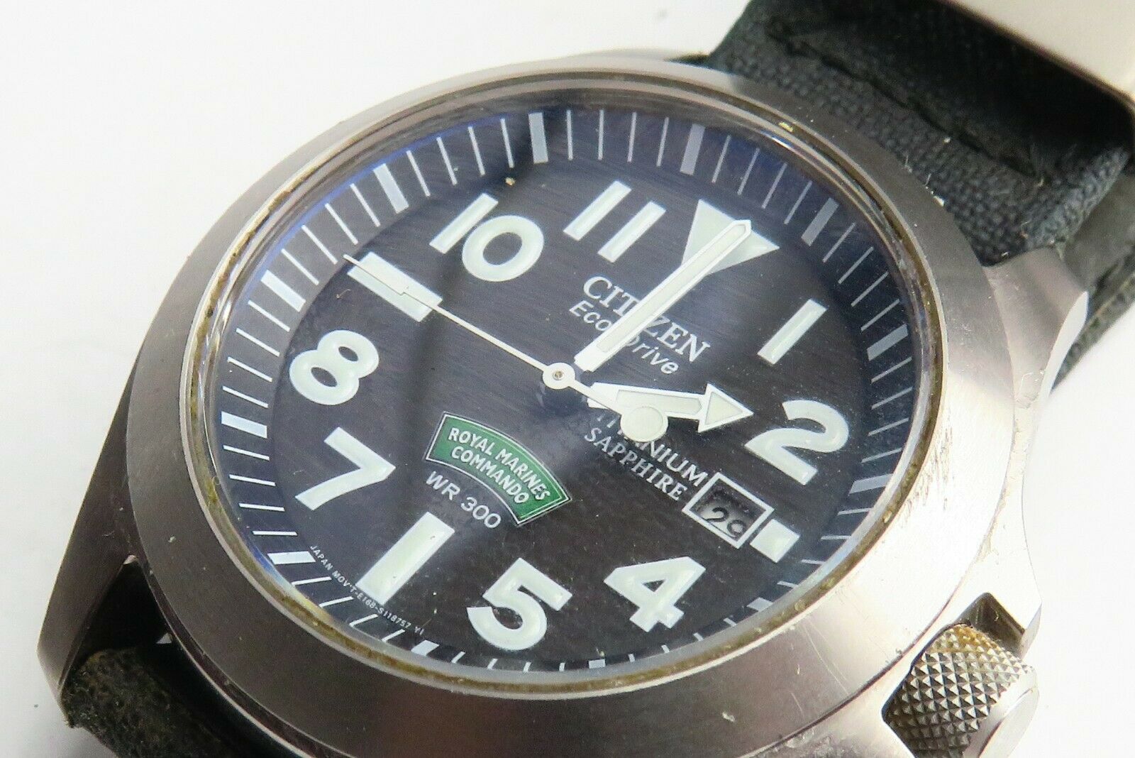 CITIZEN  MARINES COMMANDO英国海兵隊300WR Citizen Eco Drive Royal Marines Commando 300WR GN-4W-UL