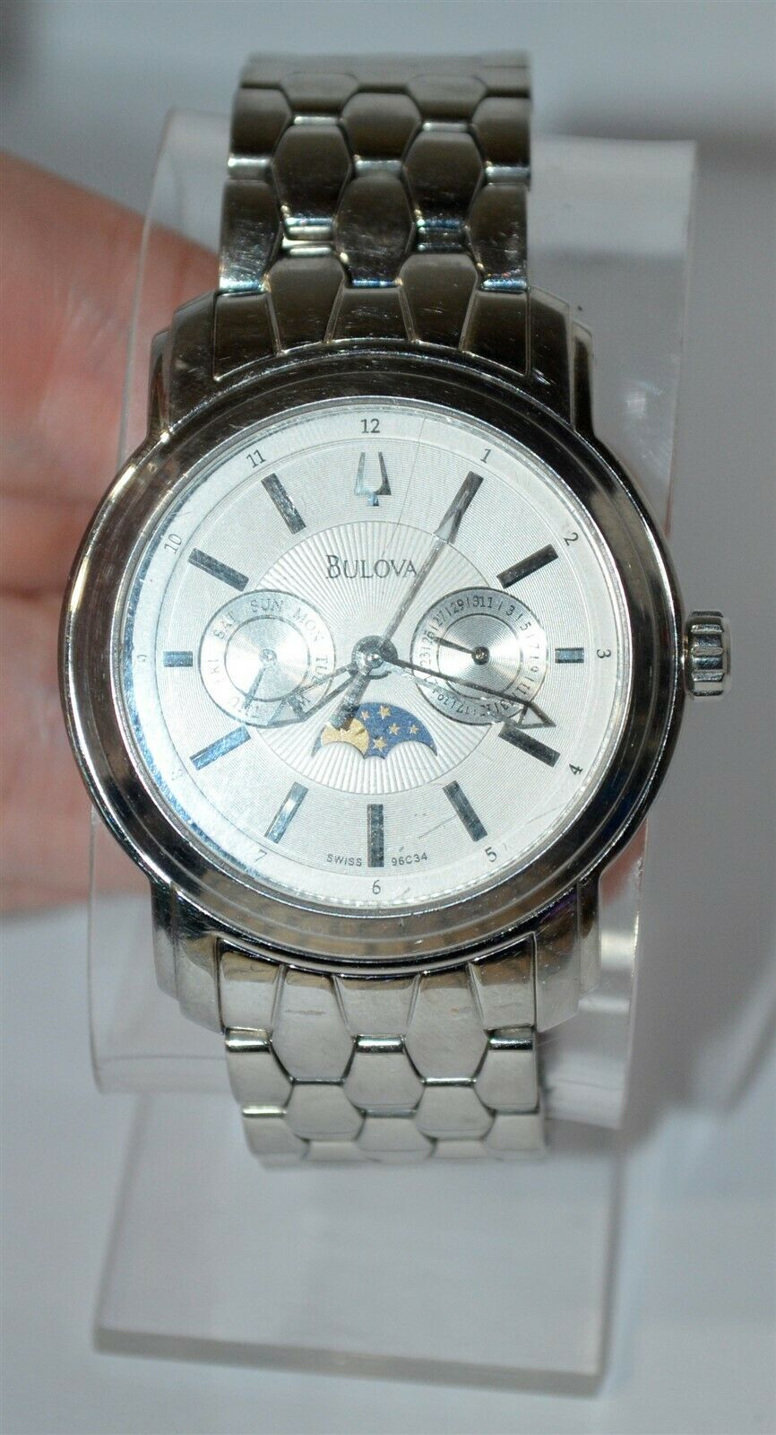 Bulova moon clearance phase watch