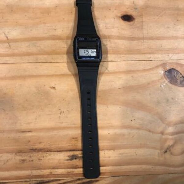 Vintage Rare 80’s Casio FB 90W Digital Solar BATTERYLESS Works Chrono Watch VGUC WatchCharts