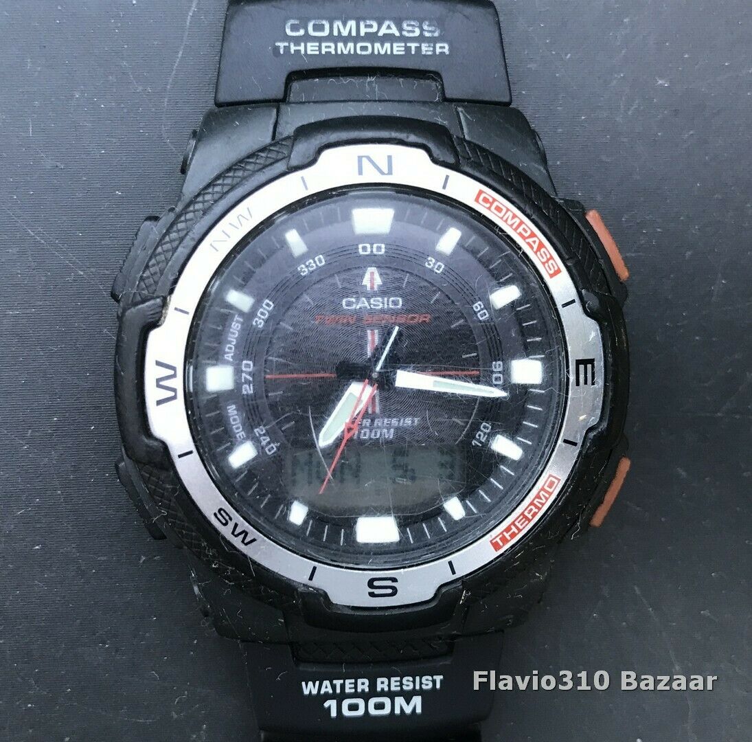 CASIO SGW-500H (5269) Digital Compass 45mm watch - New Battery | WatchCharts
