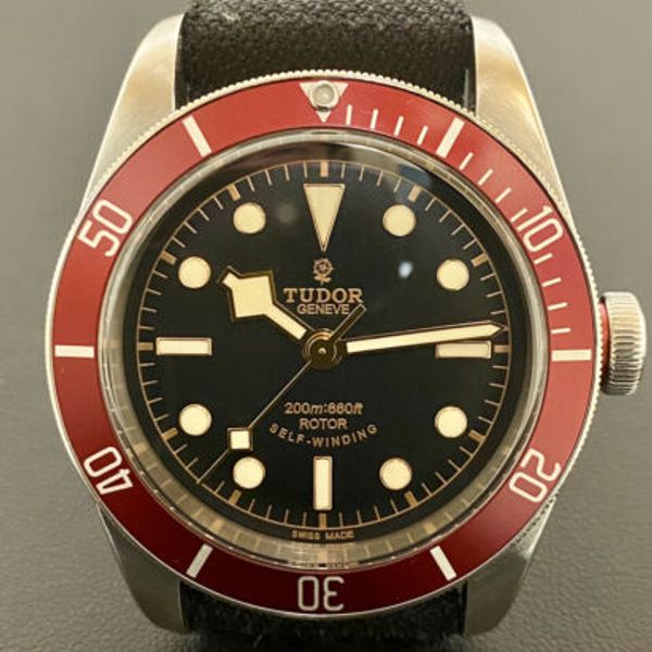 Tudor Heritage Black Bay Red 79220R w/ BRACELET and NATO. Recently ...