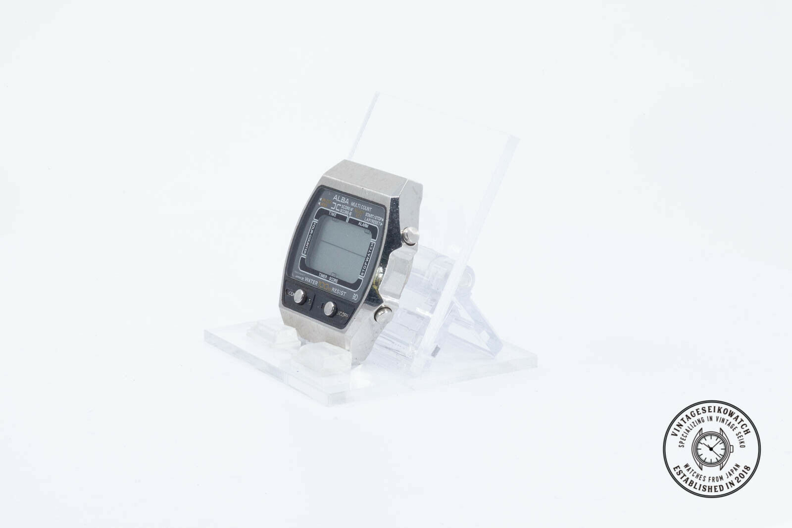 SEIKO ALBA MULTICOUNT Y665-5030 WATCH FOR PARTS OR REPAIR JAPAN
