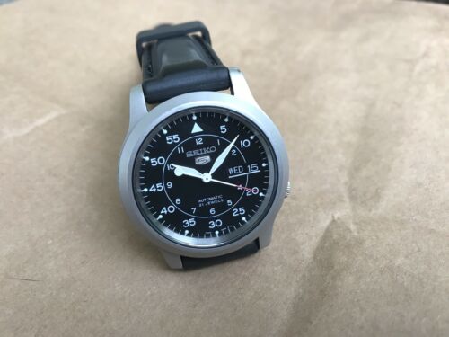 seiko snk809 rubber strap