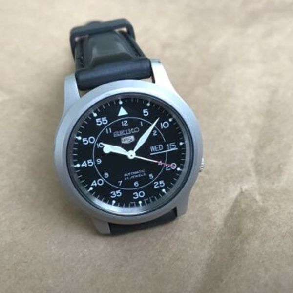 Seiko 5 SNK809 Rubber Strap 4 NATOs Flieger Style WatchCharts Marketplace