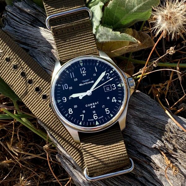 Glycine Combat 6 Vintage GL0122 Wrist Watch | WatchCharts Marketplace