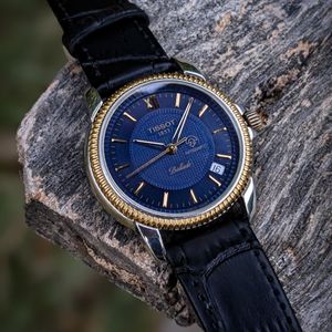 Tissot Ballade Automatic Silver Dial Brown Leather Strap