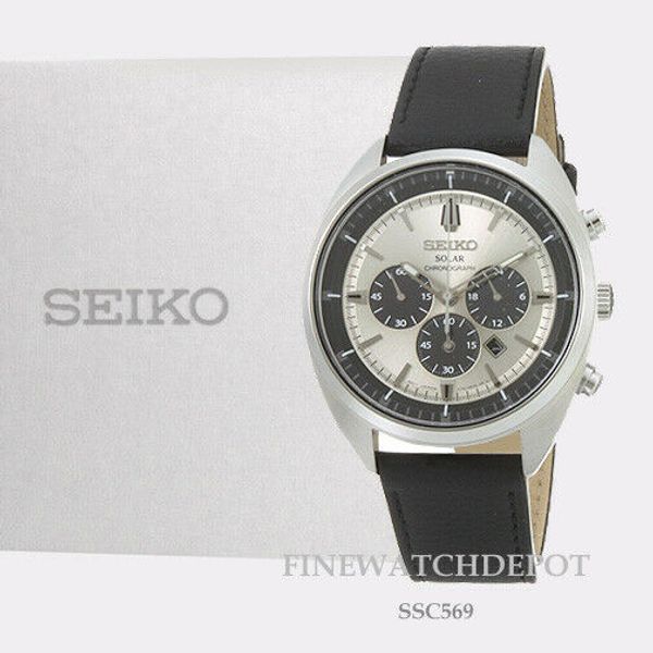 Authentic Seiko Core Men's Solar Chronograph Recraft Series Watch SSC569 |  WatchCharts