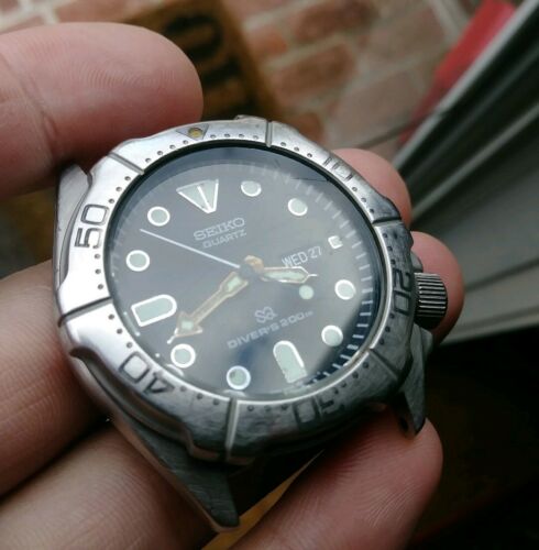 Seiko Quartz 5H26-7A00 Dive Watch, Seiko Divers 200m, Vintage,parts Or  Restore | WatchCharts