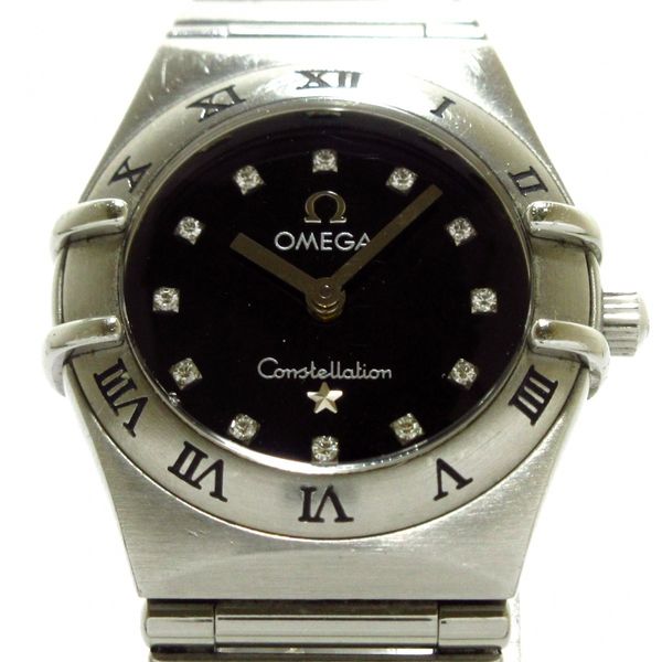 [New] [Used] OMEGA Constellation Mini Watch SS / 12P Diamond Index ...