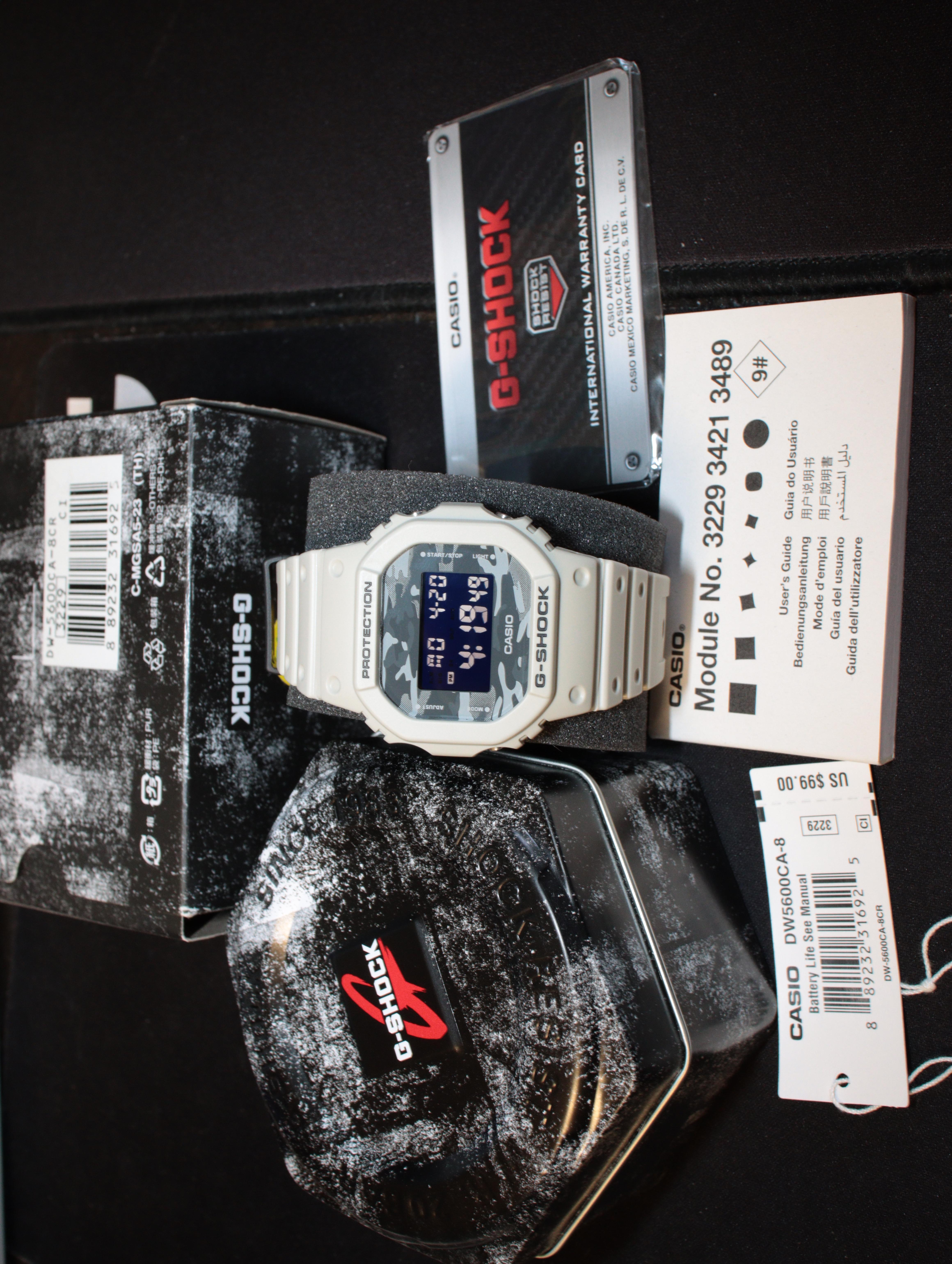 Casio | WatchCharts price Marketplace WTS] G-Shock reduced DW5600CA-8