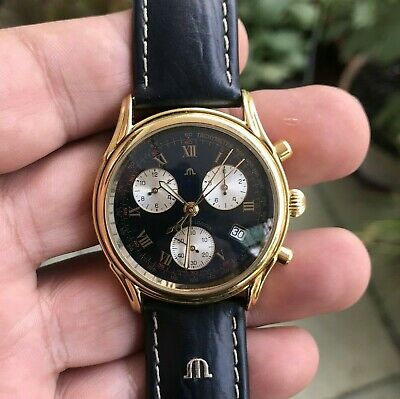 MAURICE LACROIX ref.04663 quartz chronograph working