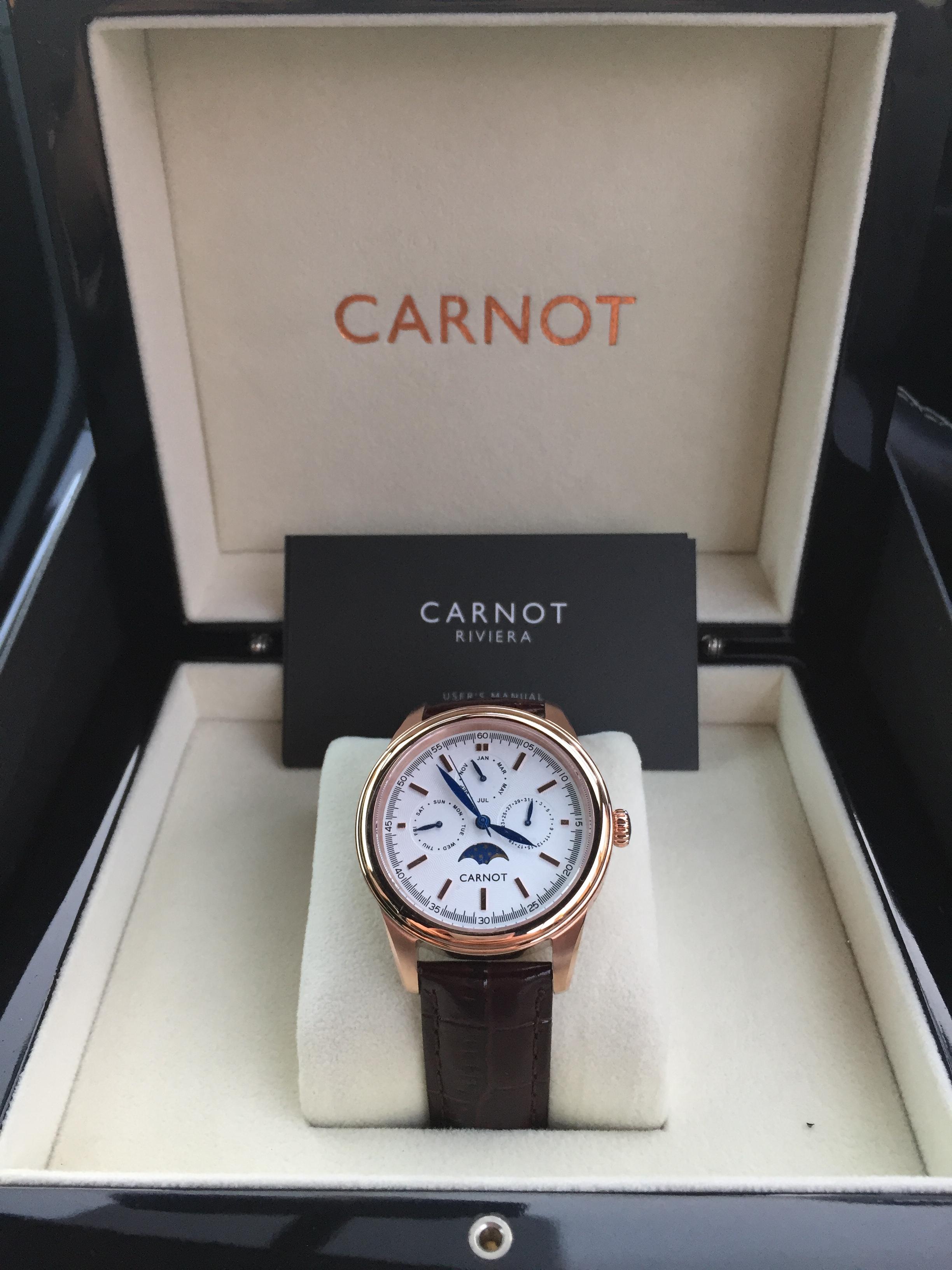 Carnot riviera moonphase quartz watch hotsell