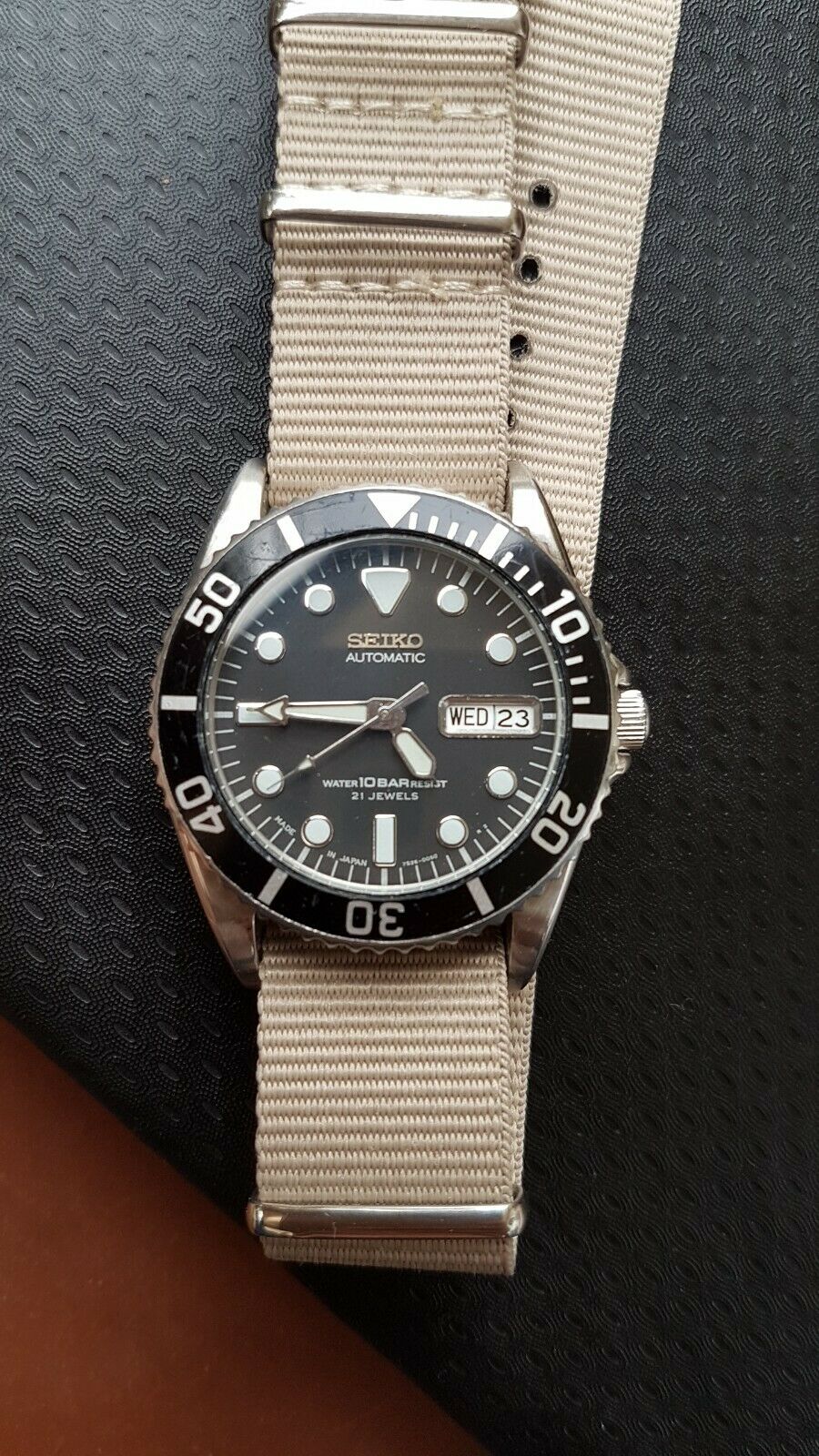 rare genuine seiko diver's 100m auto SKX023 (7s26-0050) made japan TBE |  WatchCharts Marketplace