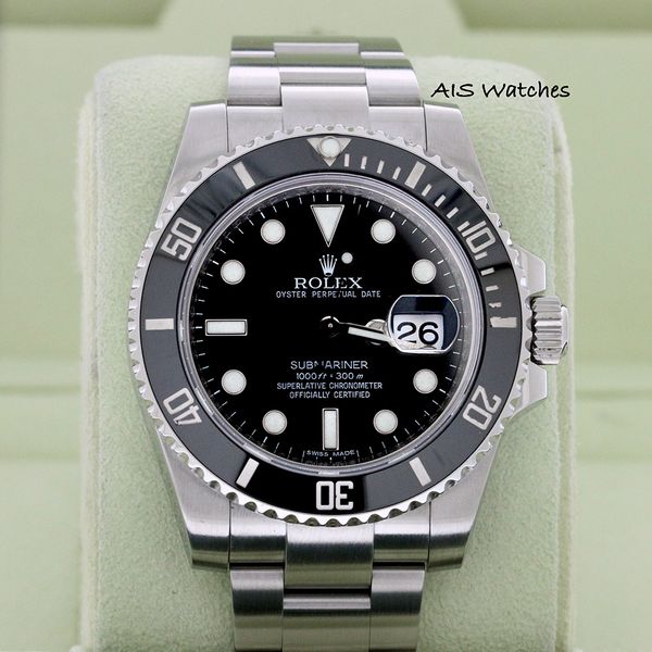 Fsot Rolex Submariner Ceramic Date 116610 Random Serial Complete Set Watchcharts 2028