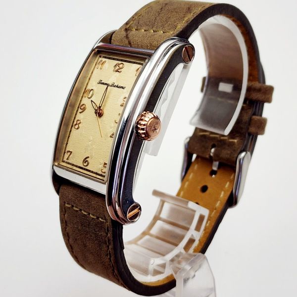 RARE UNIQUE Men s CURVED Watch TOMMY BAHAMA TB1110. Swiss Movement WatchCharts Marketplace