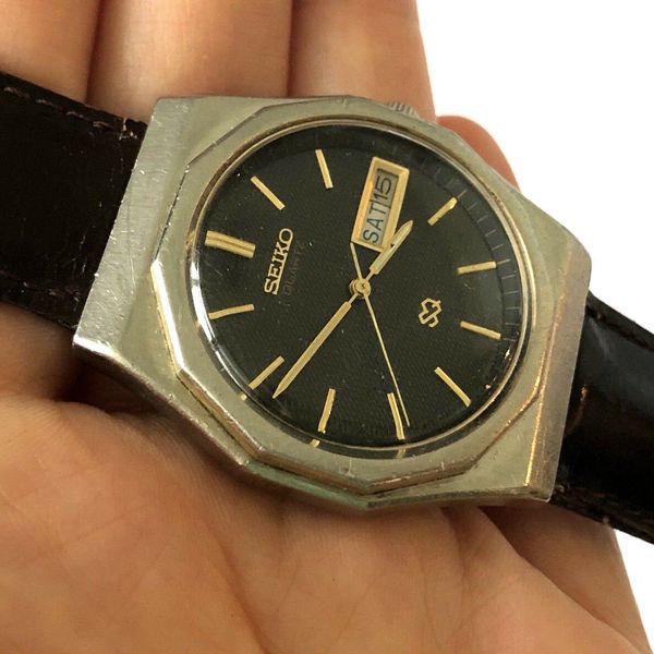 Vintage Seiko SQ Quartz 8C23 6059 Mens Watch Day Date For Parts Or Repair |  WatchCharts