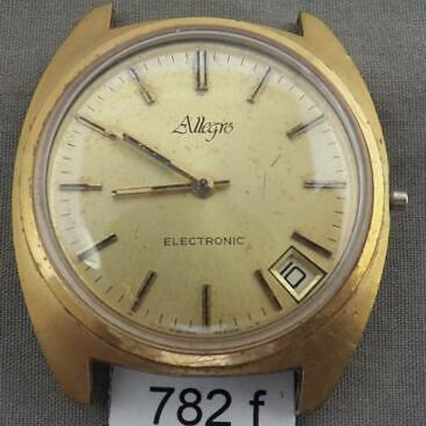 Vintage Zenith Allegro Tuning Fork ESA 9162 Men's Wrist Watch, UFix or