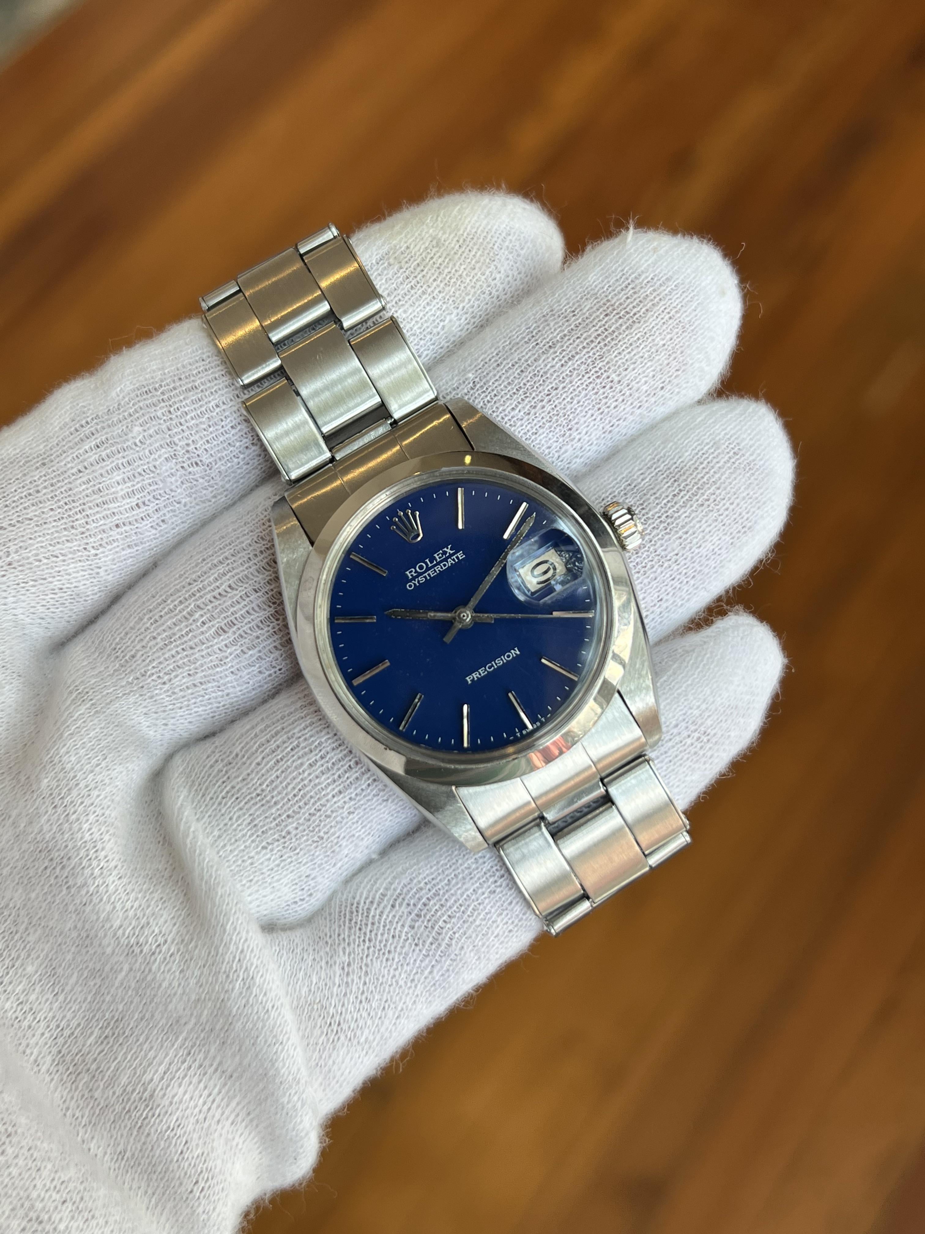 Rolex 6694 shop blue dial