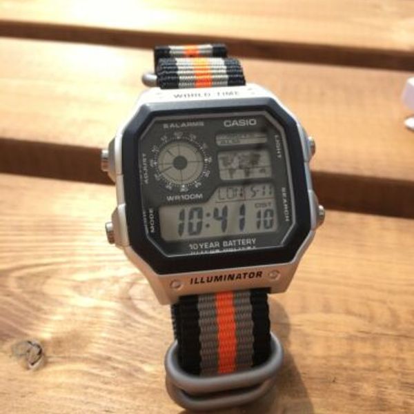 Casio Casino Royale AE 1200wh NATO Strap WatchCharts Marketplace