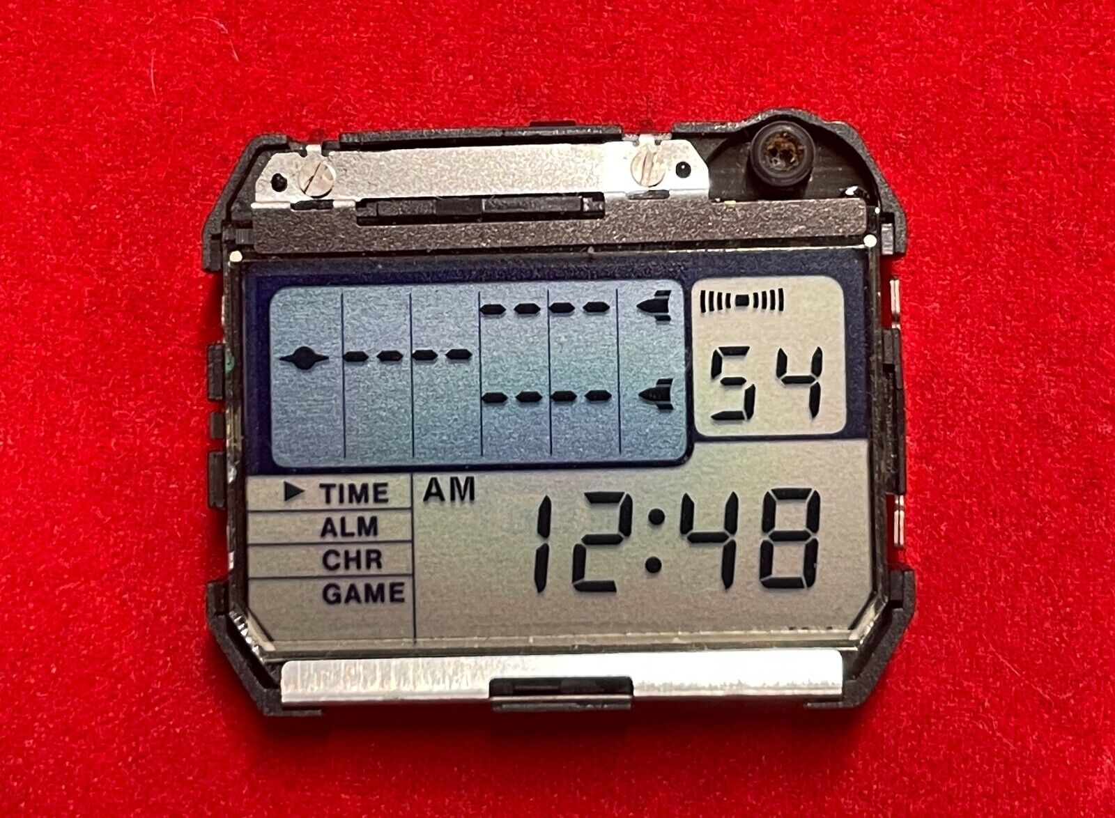 Vintage CASIO GM-20 Digital Interceptor Game Watch Module ONLY