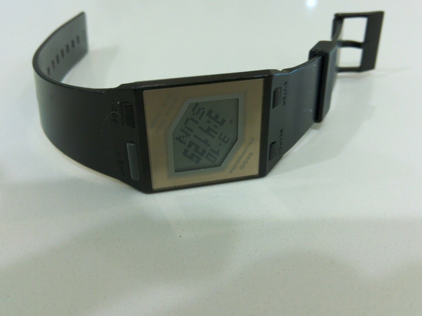 CASIO FILM WATCH VINTAGE FS-00 METAL RARE! DATA BANK