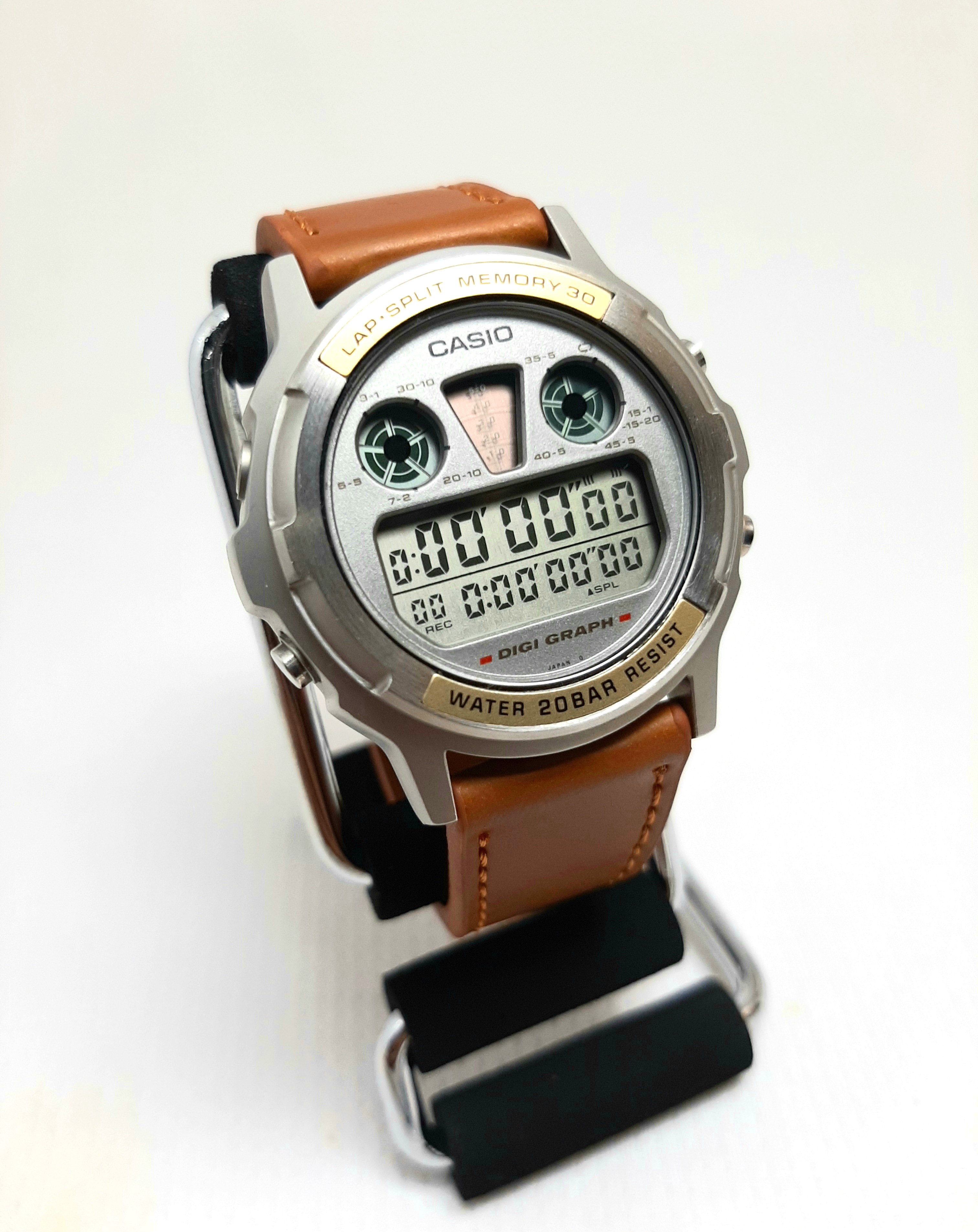 CASIO DW-320 DIGI GRAPH デジタル腕時計 レア VINTAGE 1993's CASIO DGW-30 デジタル腕時計 - メルカリ