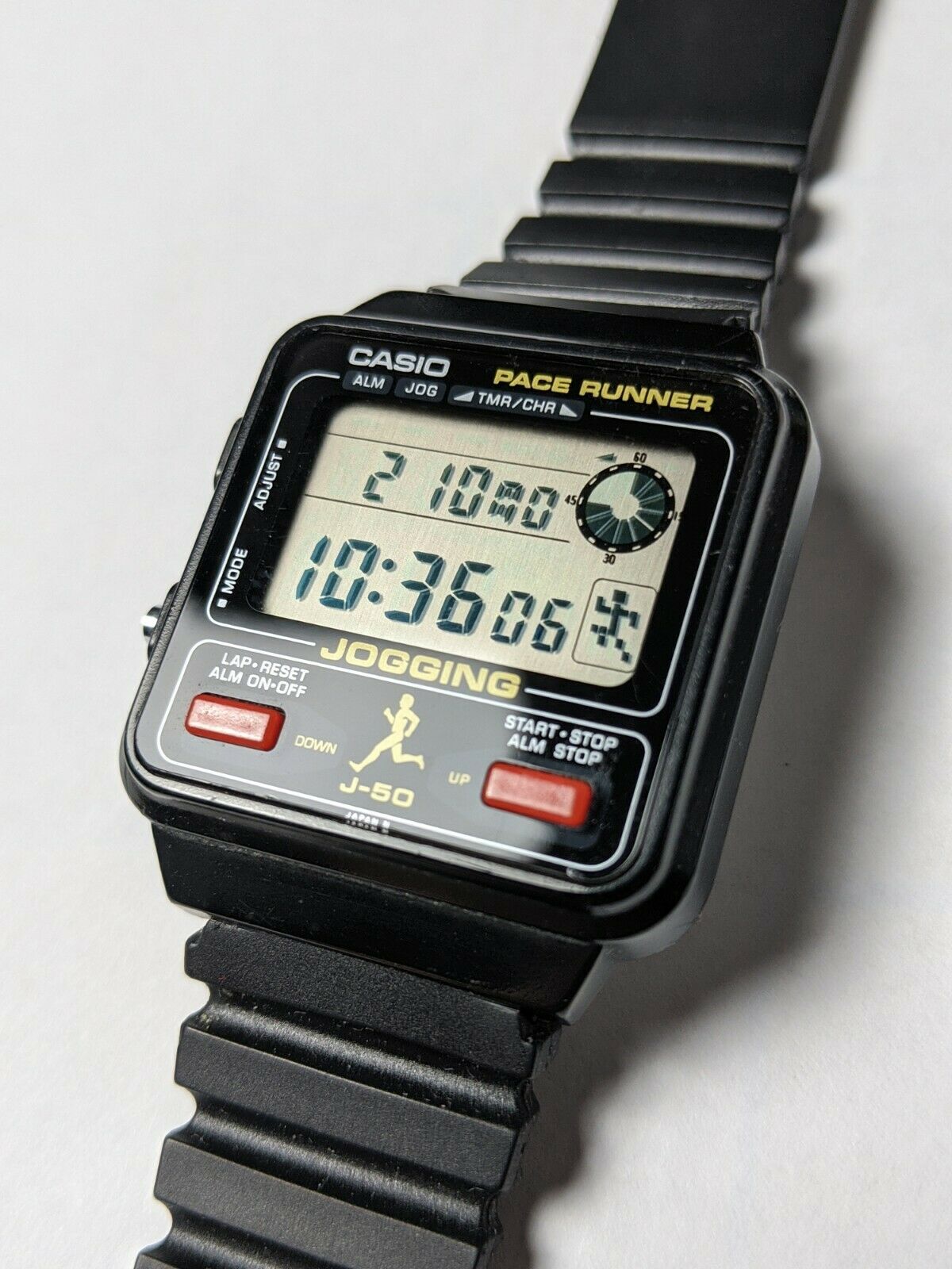 casio running man watch