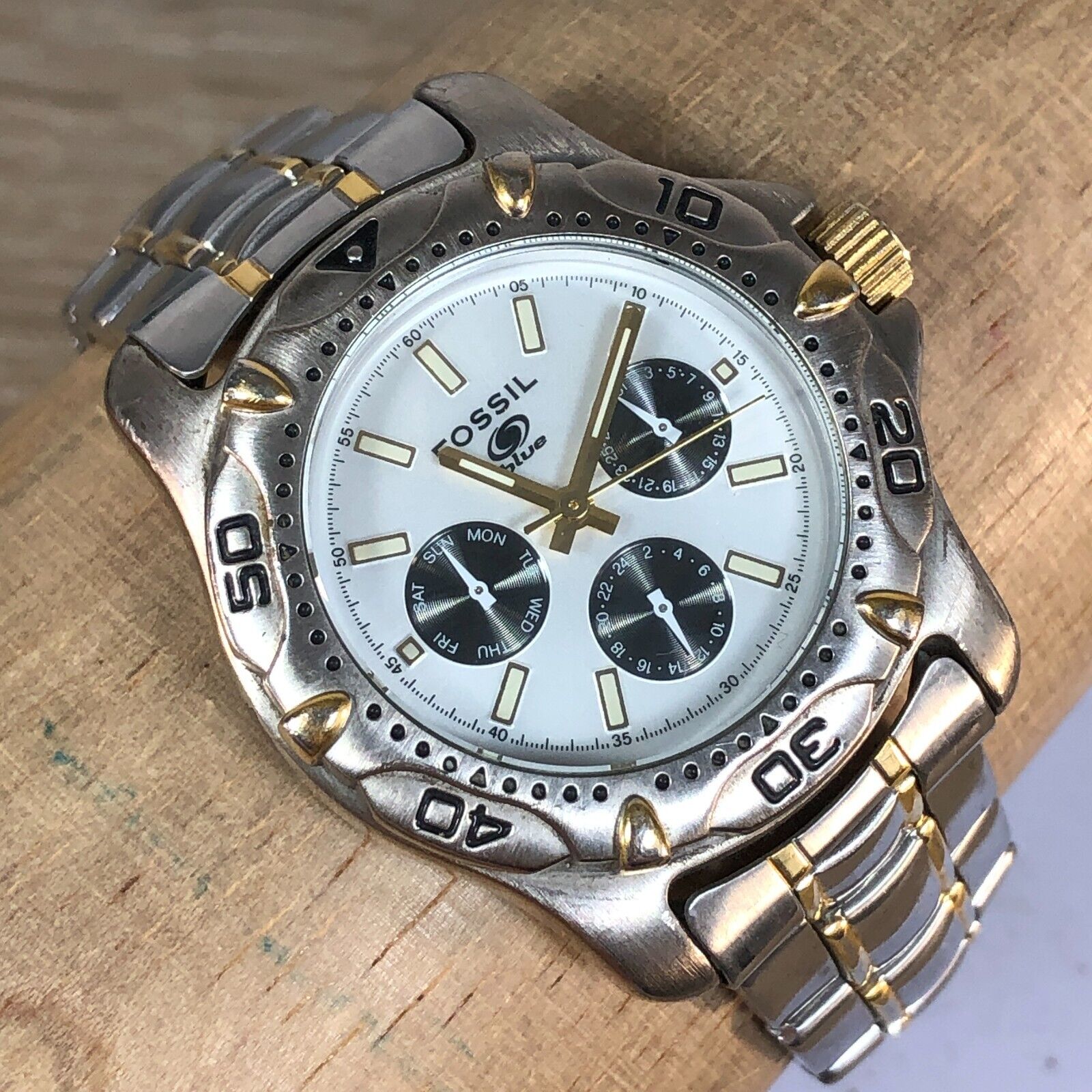 Vintage Fossil Blue Men