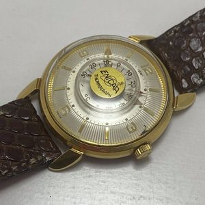 1960s ENICAR 100/208sp ゴールド スリム＆シャープ 手巻き VINTAGE ENICAR THERMOGRAPH Ref. 100-61-10 HAND WINDING GOLD PLATED
