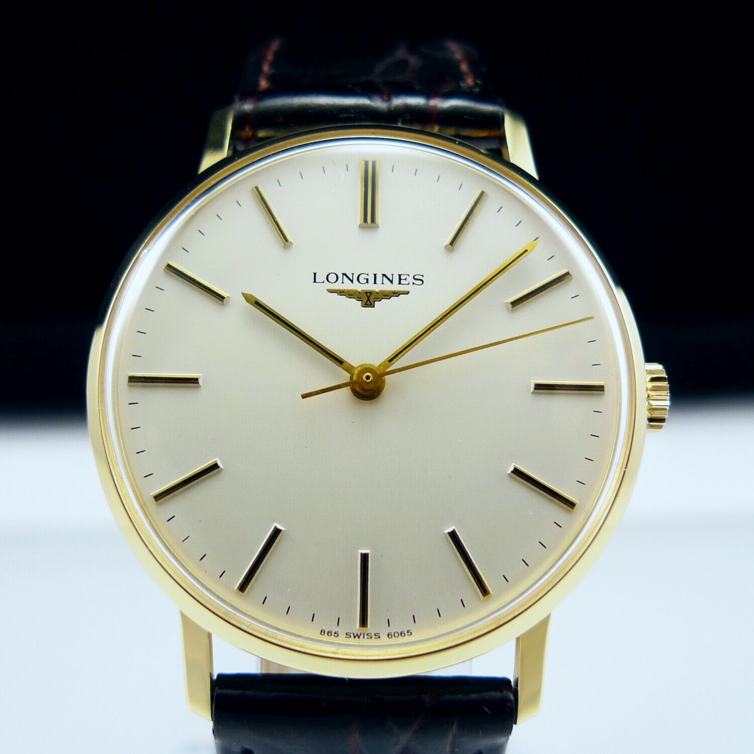 LONGINES ref.4030 SOLID 18K GOLD cal. 6942 VINTAGE 1976 WATCH