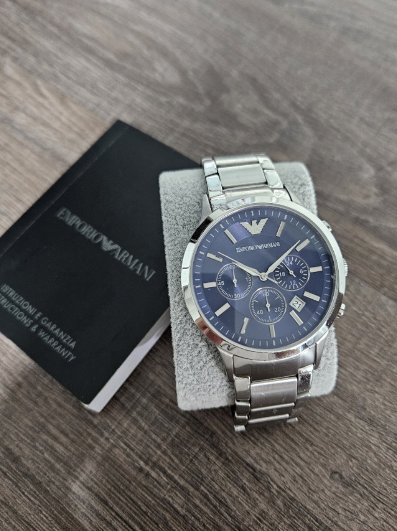 ⚡ NEW YEAR Exclusive offer⚡ Emporio Armani AR2448 Men's Silver Stainless  Steel Watch, Men's Fashion, Watches & Accessories, Watches on Carousell