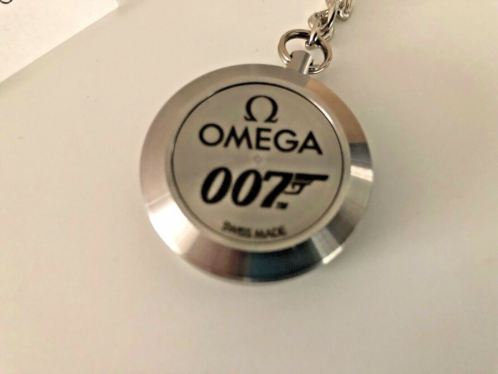 Omega 007 James Bond 50th Anniversary Stainless Steel Keyring and