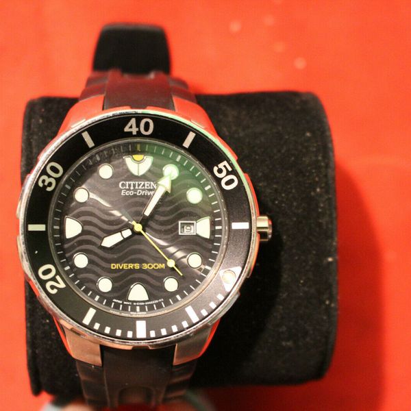 Citizen Eco Drive 300m Divers Watch GN-4-S E168-S061903 Silicone