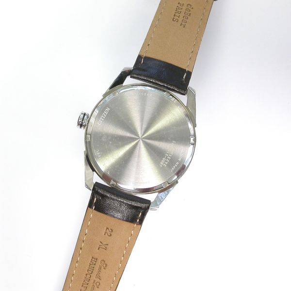 Range Bezel Color New $325 SS Gents 42mm Silver Dial Citizen Eco-Drive Quartz Watch ...