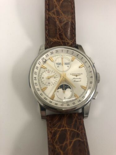 LONGINES Conquest Automatic Moon Phase Caliber 678. Box papers