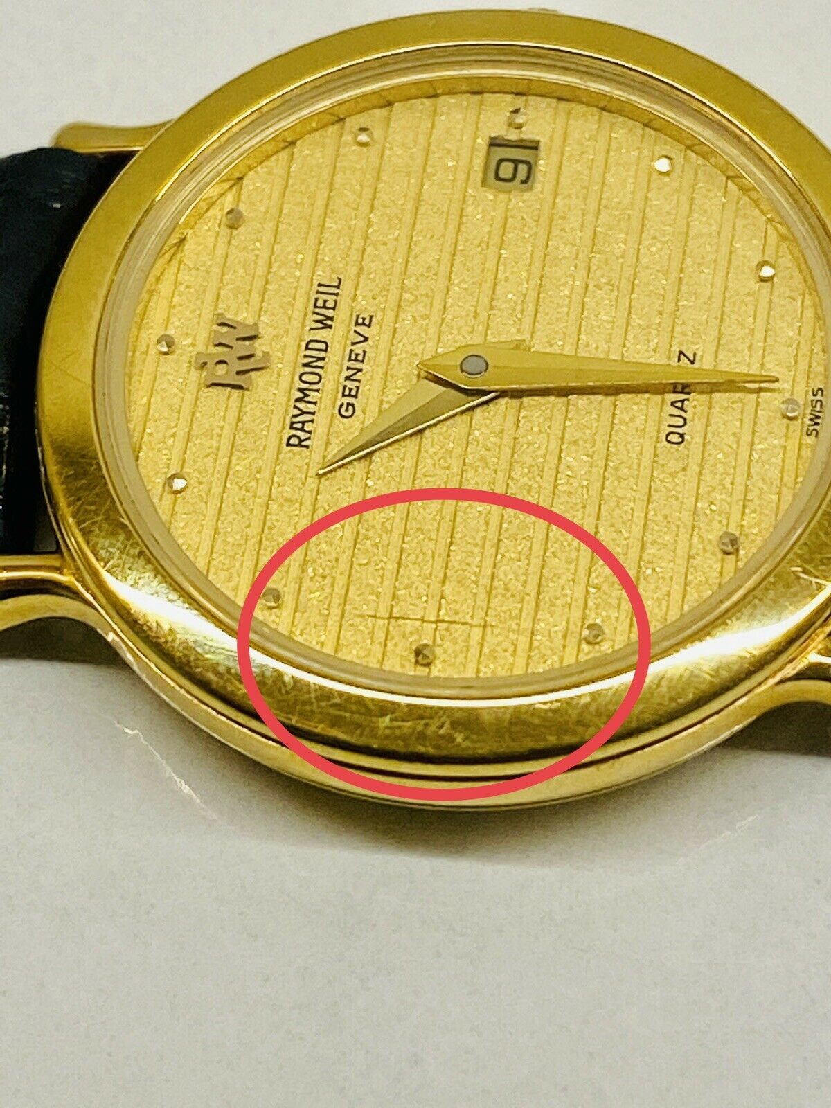 1988 Raymond Weil Geneve Quartz Ref. 9920 Gold Plated Women